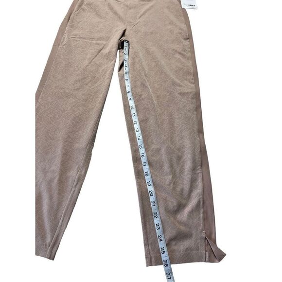 Athleta Women's Brown Brooklyn Textured Ankle Jogger Pants Size 6 NWT - Picture 2 of 7